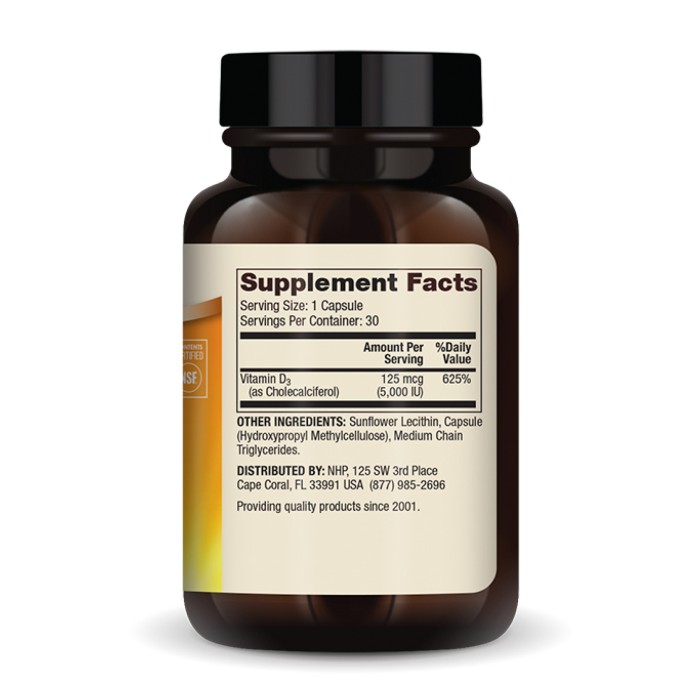 Ліпосомальний вітамін D3 5000 МО - 30 капсул
