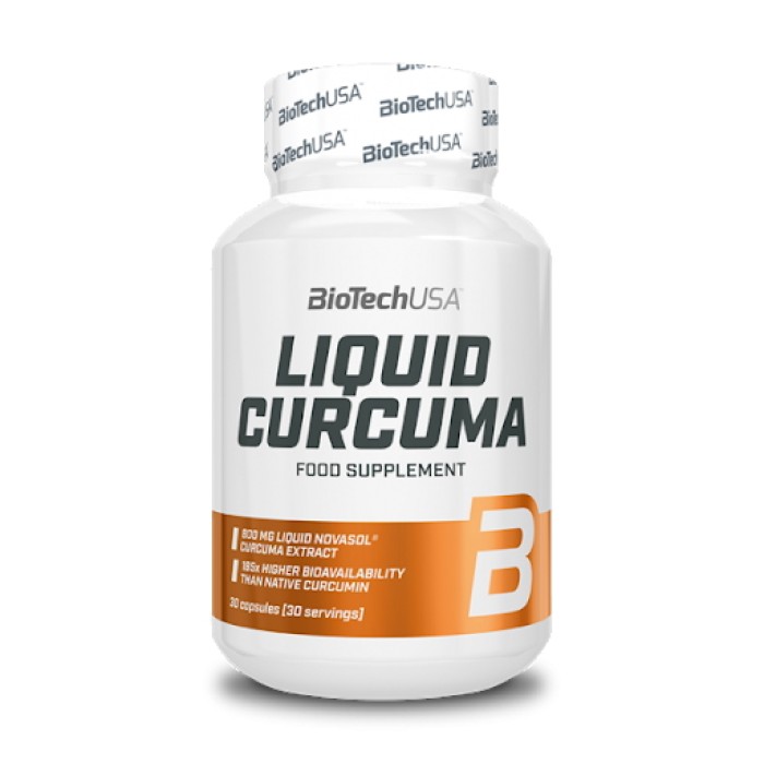 Натуральна добавка BioTech Liquid Curcuma, 30 капсул