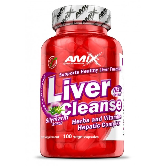 Натуральна добавка Amix Nutrition Liver Cleanse, 100 капсул