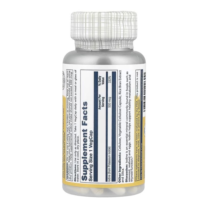 Iodine 500mcg - 30 vcaps