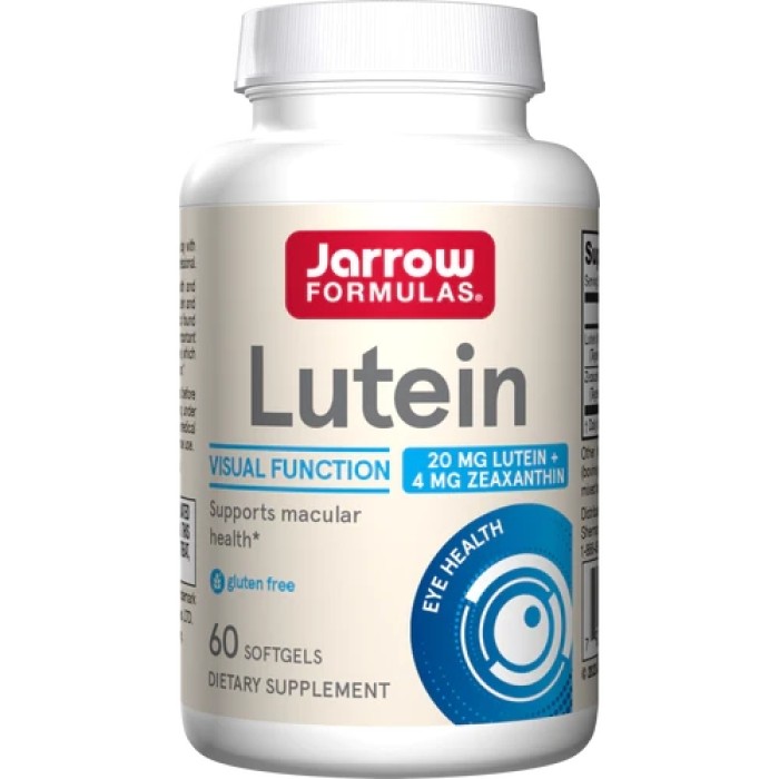Натуральна добавка Jarrow Formulas Lutein 20 mg, 60 капсул