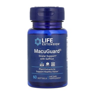 Підтримка очей MacuGuard® з шафраном - 60 м'яких капсул