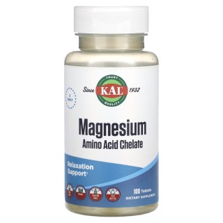 Вітаміни та мінерали KAL Magnesium Chelate, 100 таблеток