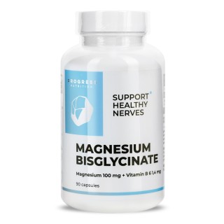 Вітаміни та мінерали Progress Nutrition Magnesium Bisglycinate, 90 капсул