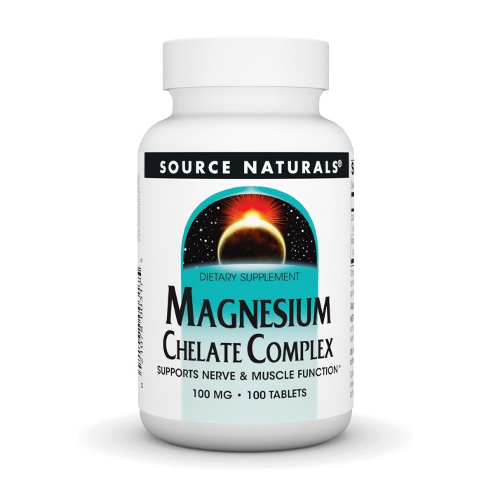 Magnesium Chelate Complex 100mg - 100 tabs (Повреждена этикетка)