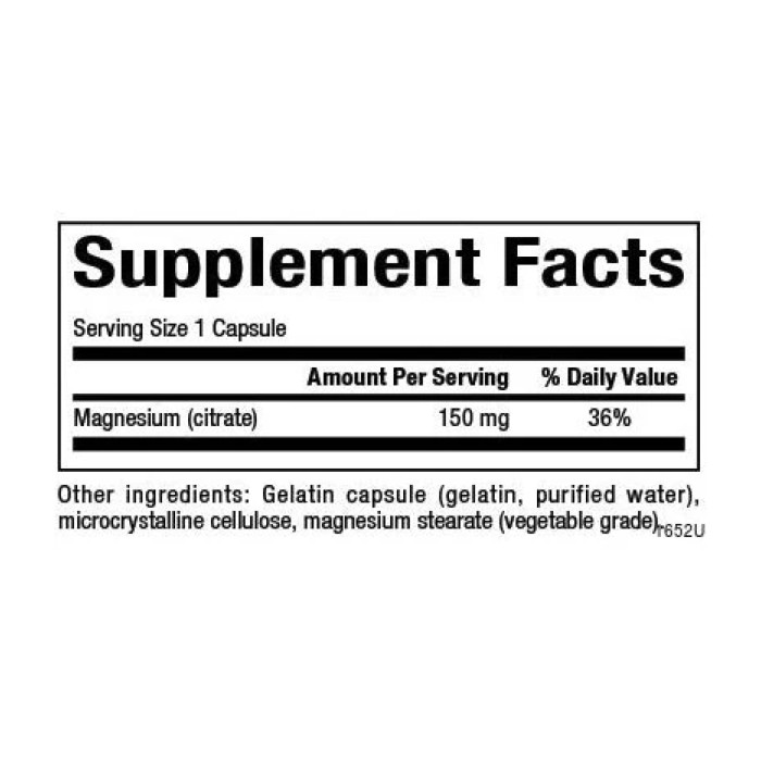 Цитрат магния 150 мг - 180 капсул