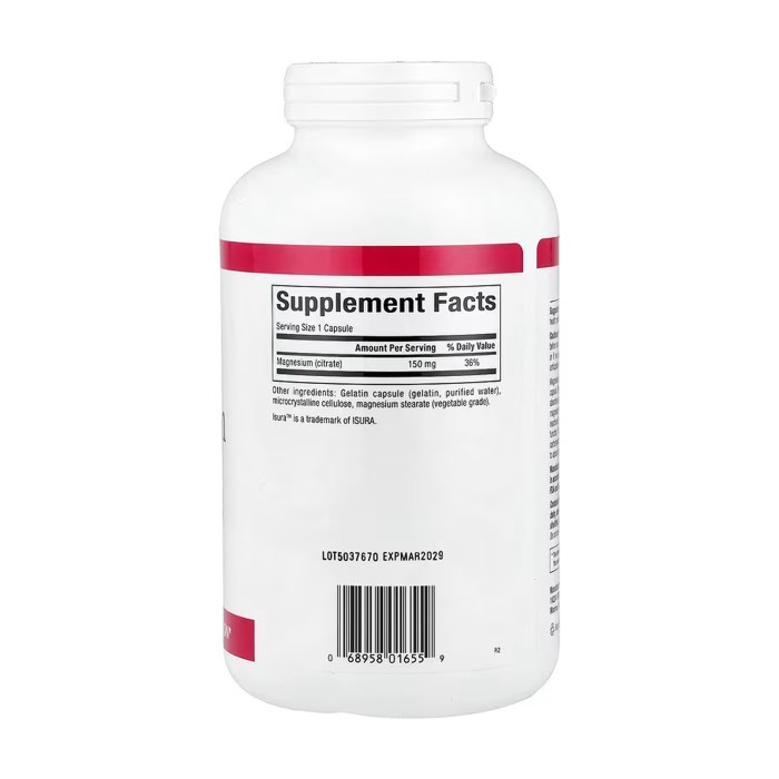 Цитрат магнію 150 мг - 360 капсул