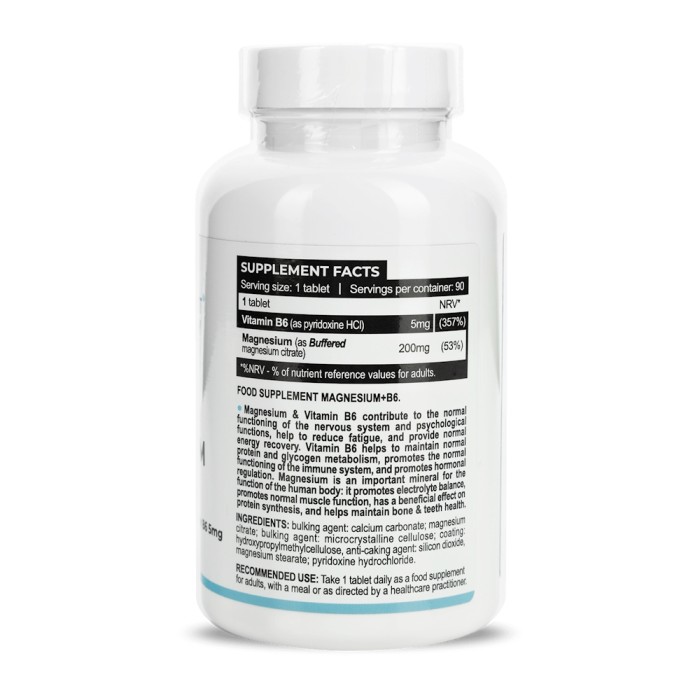 Витамины и минералы Progress Nutrition Magnesium Citrate, 90 таблеток