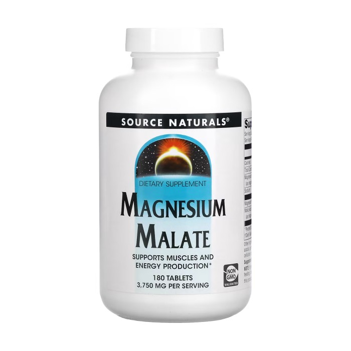 Magnesium Malate 1250mg - 90 tabs (Пошкоджена етикетка)