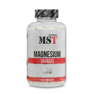 Вітаміни та мінерали MST Magnesium Taurate + Vitamin B6, 120 капсул