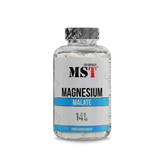 Вітаміни та мінерали MST Magnesium Malate, 120 капсул