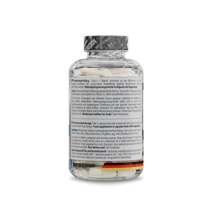 Вітаміни та мінерали MST Magnesium Malate, 120 капсул