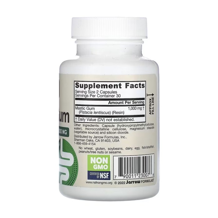 Мастична камедь 1000 мг - 60 капсул
