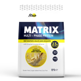 Протеин FitWin Matrix Multi-Phase Protein, 900 грамм Банан со сливками