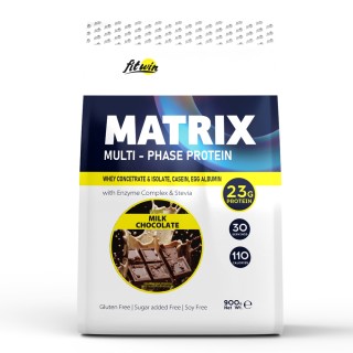 Протеїн FitWin Matrix Multi-Phase Protein, 900 грам Молочний шоколад