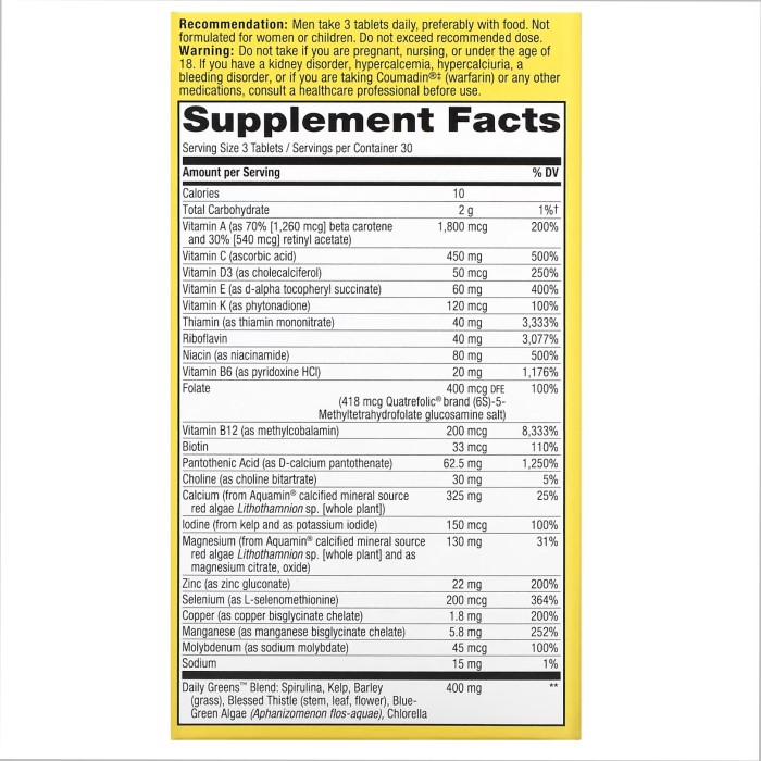 Max3 Men's - 90 таблеток