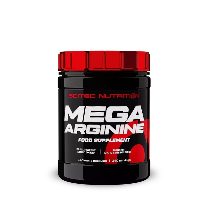 Амінокислота Scitec Mega Arginine, 140 капсул