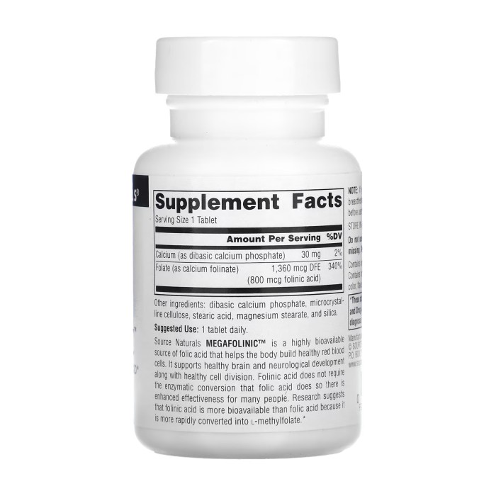 МегаФолінік™ 800 мкг - 120 таблеток