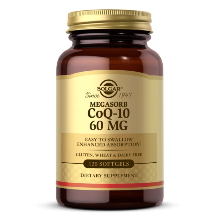 Мегасорб CoQ-10 60 мг - 120 м'яких капсул