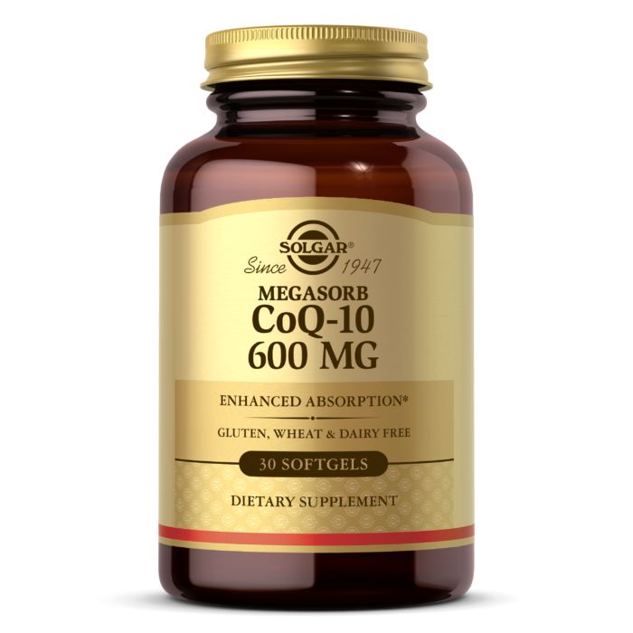 Натуральна добавка Solgar Megasorb CoQ-10 600 mg, 30 капсул