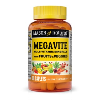 Вітаміни та мінерали Mason Natural Megavite Fruits & Veggies, 60 каплет