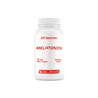Натуральная добавка Sporter Melatonin 5 mg, 60 капсул