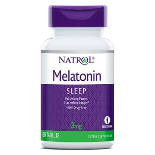 Натуральна добавка Natrol Melatonin 3 mg, 60 таблеток