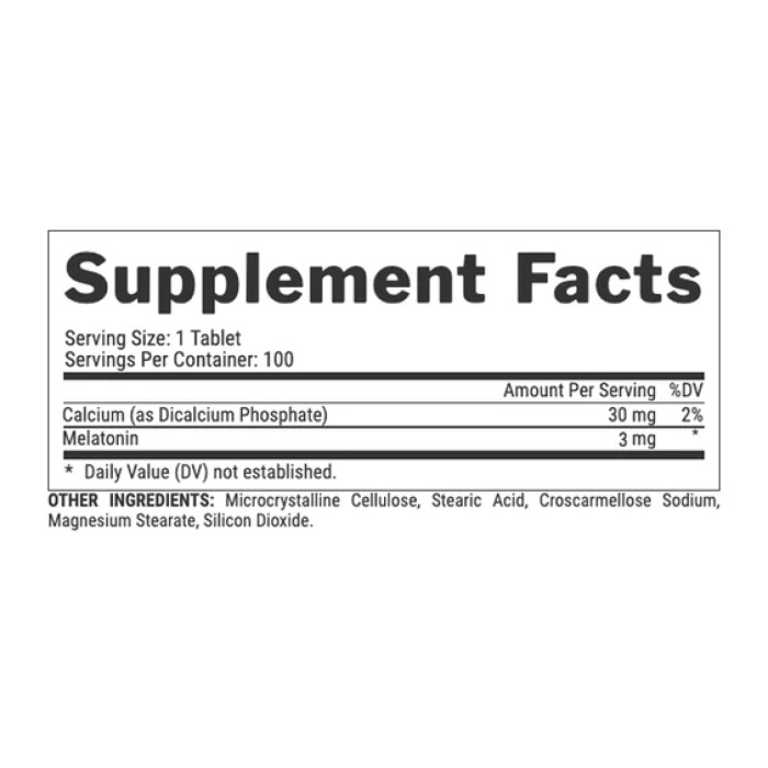 Мелатонін 3 мг - 100 капсул
