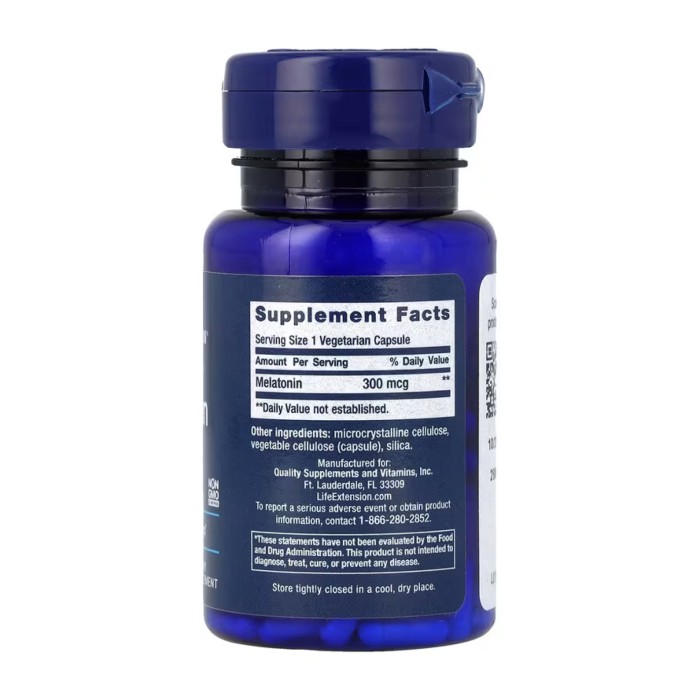 Мелатонін 300 мкг - 100 капсул