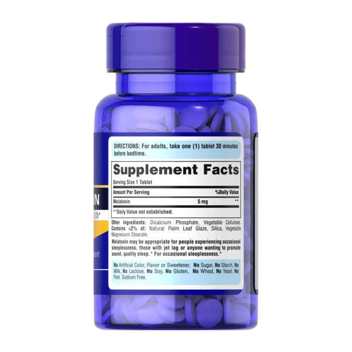 Мелатонін 5 мг - 120 таблеток