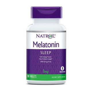 Натуральна добавка Natrol Melatonin 1 mg, 90 таблеток