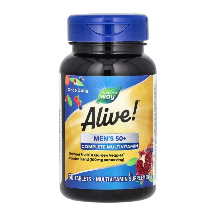 Men's 50+ Complete Multivitamin - 50 tabs (Повреждена упаковка)