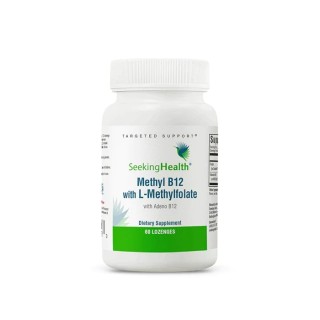 Вітаміни та мінерали Seeking Health Methyl B12 with L-Methylfolate, 60 пастилок