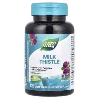 Натуральная добавка Nature's Way Milk Thistle, 120 вегакапсул
