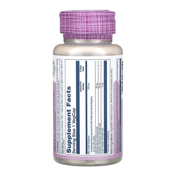 Milk Thistle Phytosome 200mg - 60 vcaps