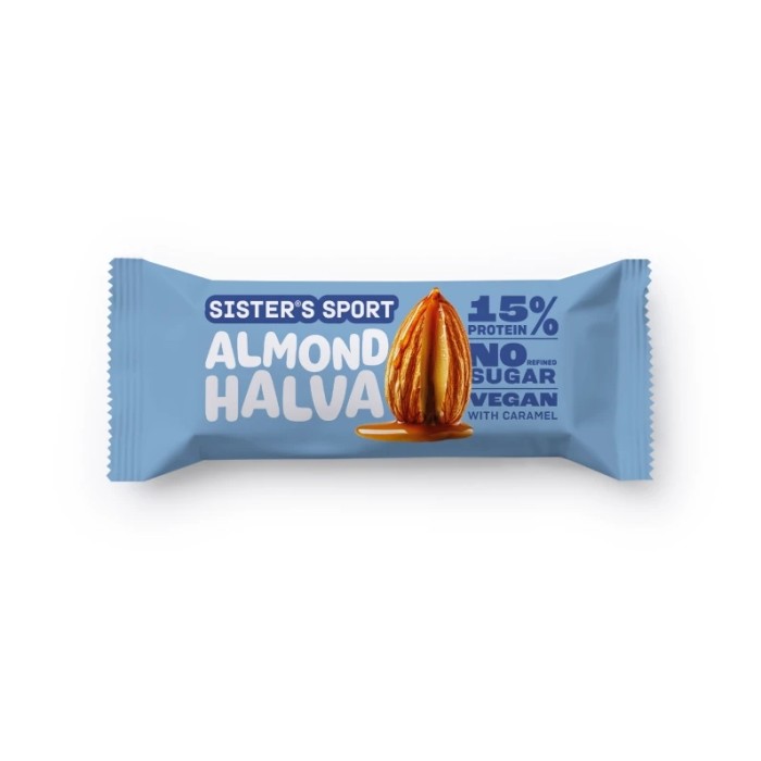 Батончик Sister's Sport Protein Halva, 40 грамм - миндаль и карамелью