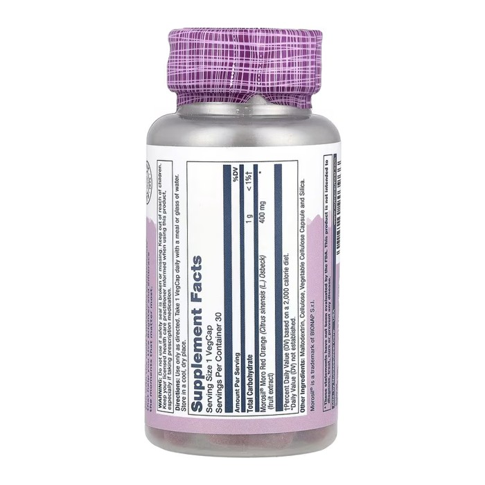 Моро Червоний Апельсин 400 мг - 30 капсул