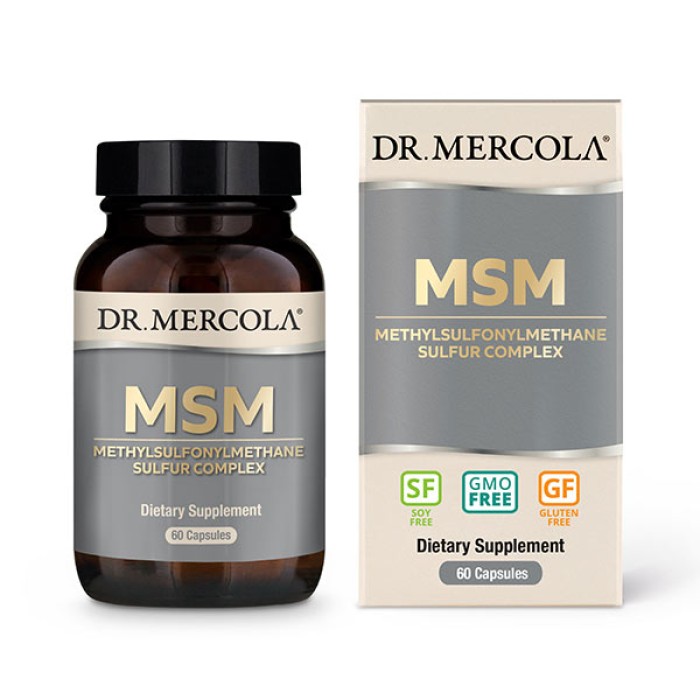 Препарат для суставов и связок Dr. Mercola MSM, 60 капсул