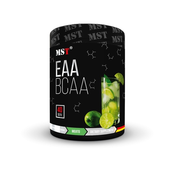 Амінокислота MST BCAA EAA Zero, 520 грам Мохіто