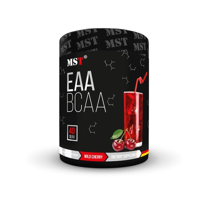 Амінокислота MST BCAA EAA Zero, 520 грам Вишня