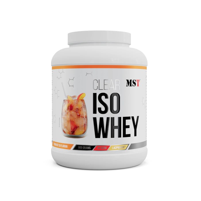Протеїн MST Clear Iso Whey, 900 грам Холодний персиковий чай