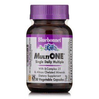 Вітаміни та мінерали Bluebonnet Nutrition Multi ONE, 30 вегакапсул