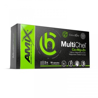Вітаміни та мінерали Amix Nutrition ChelaZone MultiChel Ca+Mg+Zn, 90 капсул