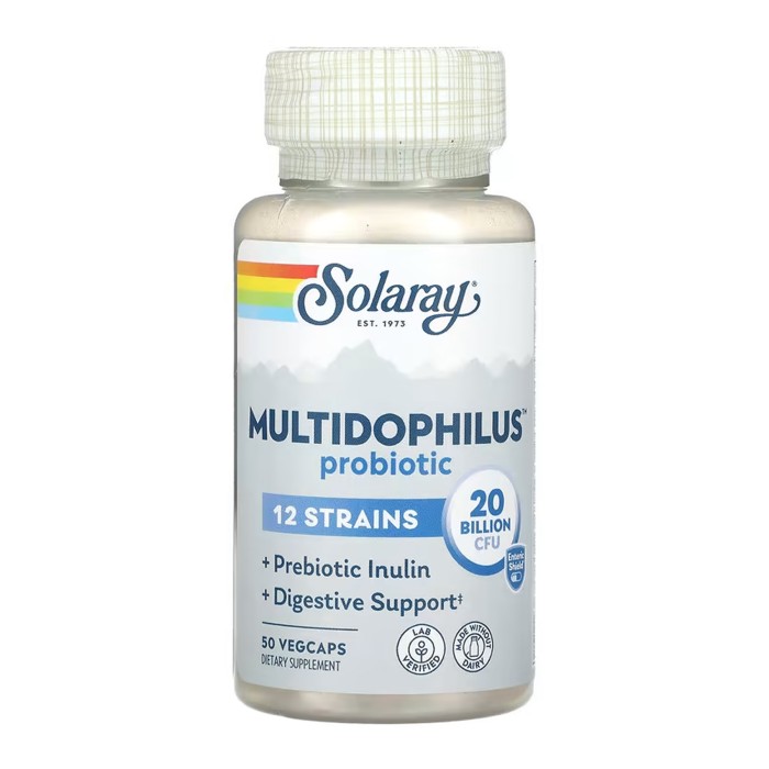 Пробіотик Multidophilus 12 штамів - 50 вегетаріанських капсул