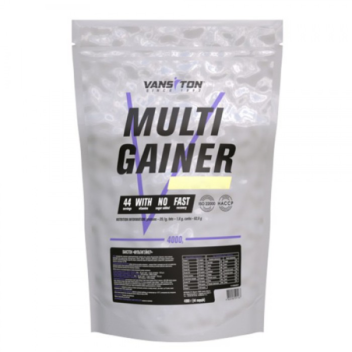Гейнер Vansiton Multi Gainer, 4 кг Полуниця