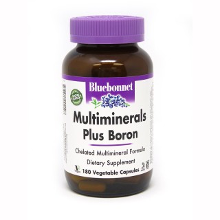 Витамины и минералы Bluebonnet Nutrition Multiminerals Plus Boron, 180 вегакапсул