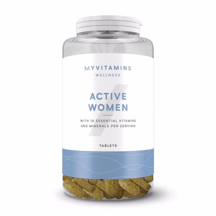 Вітаміни та мінерали MyProtein Active Woman Multivitamin, 120 таблеток