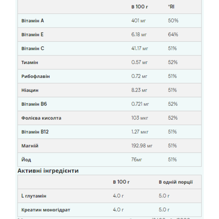 Розширений гейнер для набору ваги - 2500 г шоколадного смаку