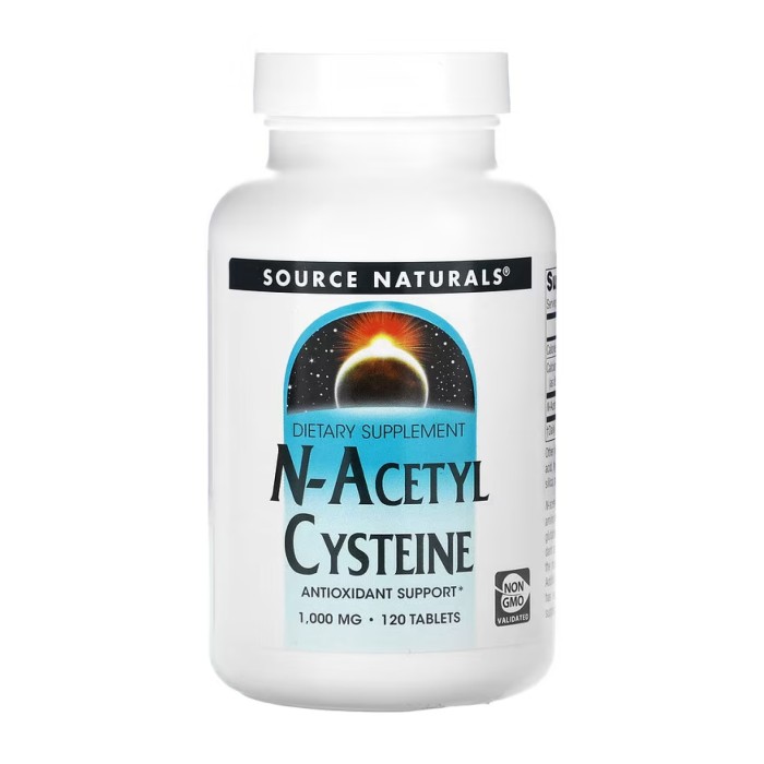 N-Acetyl Cysteine 1000mg - 120 tabs (До 04.26)