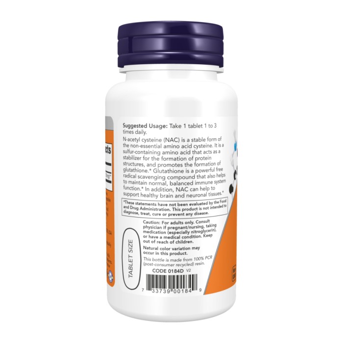 N-ацетил-цистеїн 1000 мг - 60 таблеток